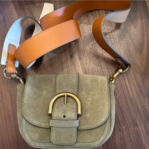 J crew suede crossbody purse - NWOT